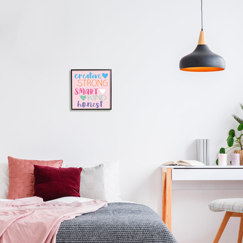 Creative Creative Smart Confidence On Wood par Lula Bijoux & Co., impression, Giclée encadrée noir minuit, H 12 po x l 12 po