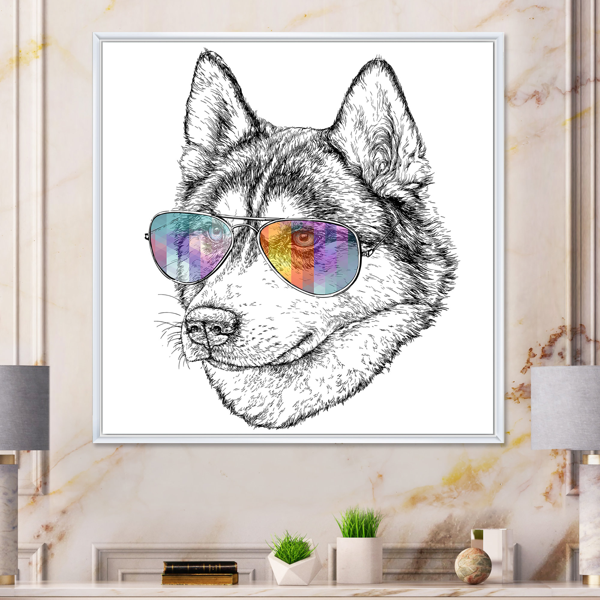 Wolf Drawing with Yellow Glasses | Wolf drawing, Drawings, Pencil drawings