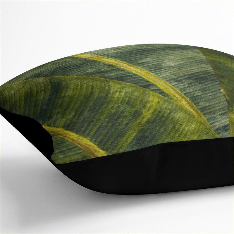 Square Throw Cushion, 40cm H x 40cm W x 15cm D, Black