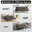 George Oliver 70" Convertible Futon Sofa Bed With Adjustable Backrest-395850671
