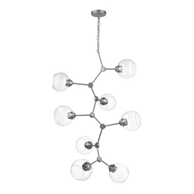 Fuiloro 8 - Light Dimmable Sputnik Modern Linear Chandelier