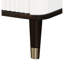 White & Walnut Nightstand With - Spacious Drawer For Daily Bedroom Needs Smooth Gliding Easy Use