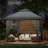 10X10 ft Instant Pop-Up Gazebo - Modern Waterproof Canopy Tent with Mosquito Netting & Sidewalls-125228825