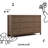 Alpine 6 Drawer Double Dresser-110523395