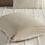 Housse de couette 100% coton avec rayures grises et taupe gracieuses 3 pièces