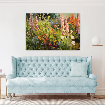 Pink Hyacinth Abstract Contemporary Wall Art