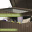 Boîte de rangement extérieure verrouillable avec rangement, création, grande boîte de rangement pour patio avec coussins décoratifs-98241781-98241784