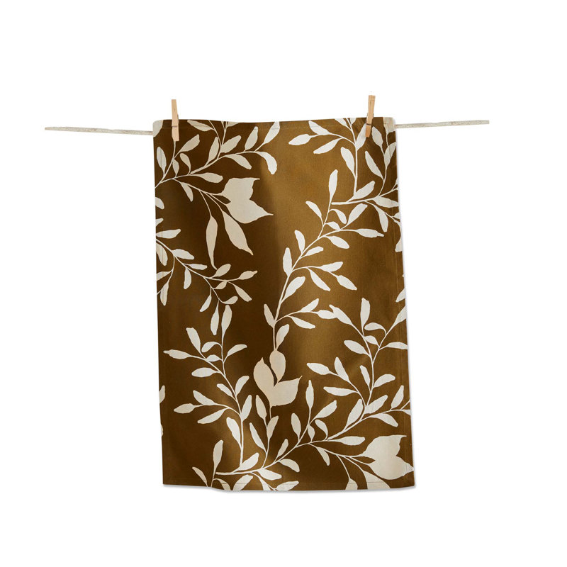  Autumn Botanical Dishtowel Foliage