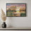 «Southampton Sunsett on the Lake» par Stephen Calcasola, reproduction d'art sur toile