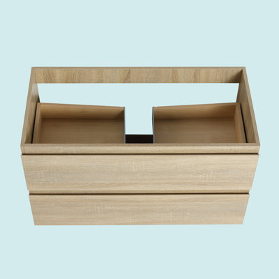 36" Wall-Mounted Bathroom Vanity Cabinet(No Sink)
