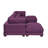 Andreco 144" Wide Reversible Modular Corner Sectional with Ottoman-276205902