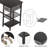 Ivanno Modular L-Shaped Stainless Steel Computer Desk-919215990