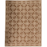 Linen Geometric Area Rug