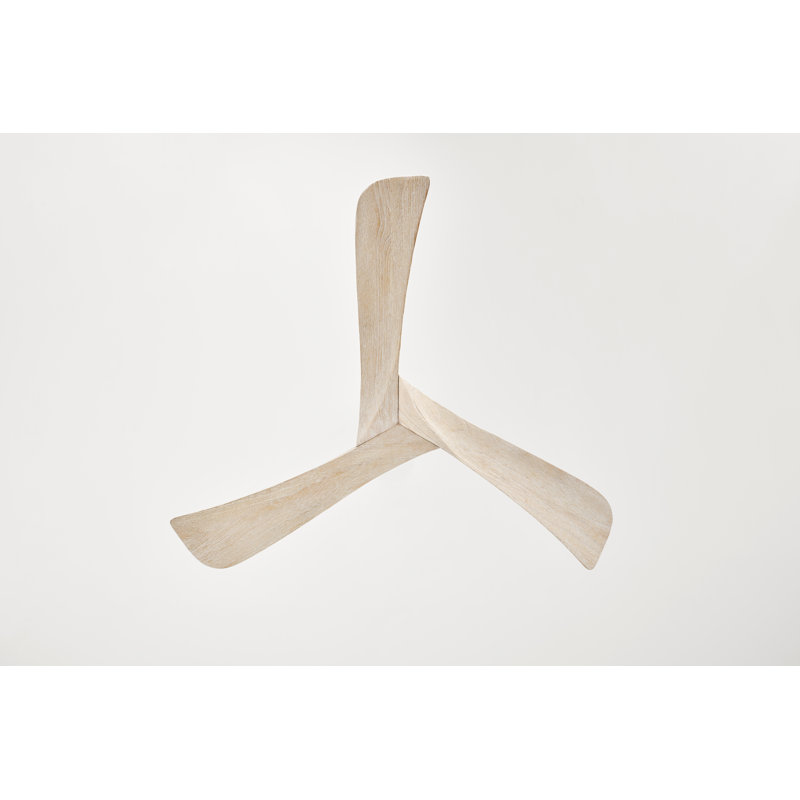Forester Smart Ceiling Fan, 52", White with Rustic White Blades