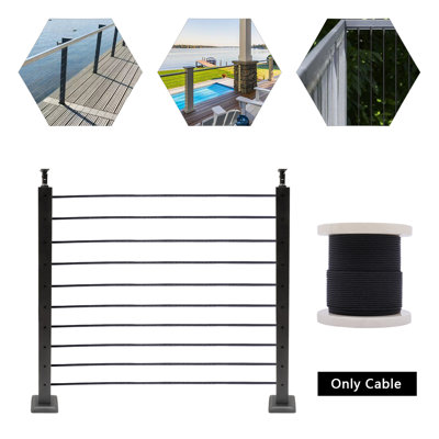 YXSUN Black Metal Fencing | Wayfair