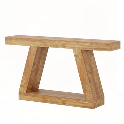 55-Inch Farmhouse Couch Table - 330 lbs Capacity
