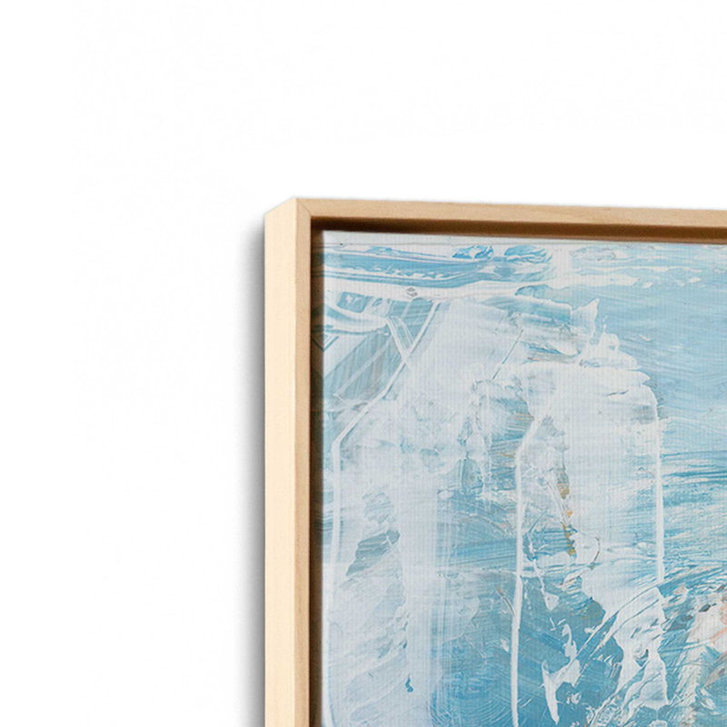«Abstract Blush Bouquet II» par Ethan Harper, reproduction d'art, Tanné, «Floater», reproduction encadrée sans passe-par