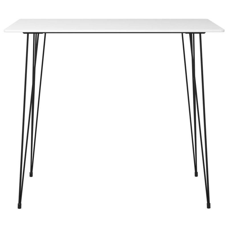 Camryne Metal Base Dining Table, White