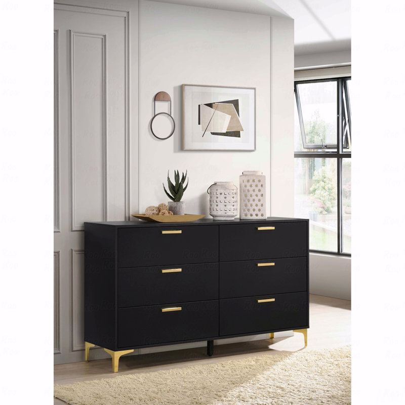 Commode rectangulaire à 6 tiroirs