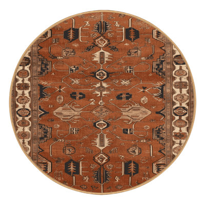 Tapis brun lavable à la machine
