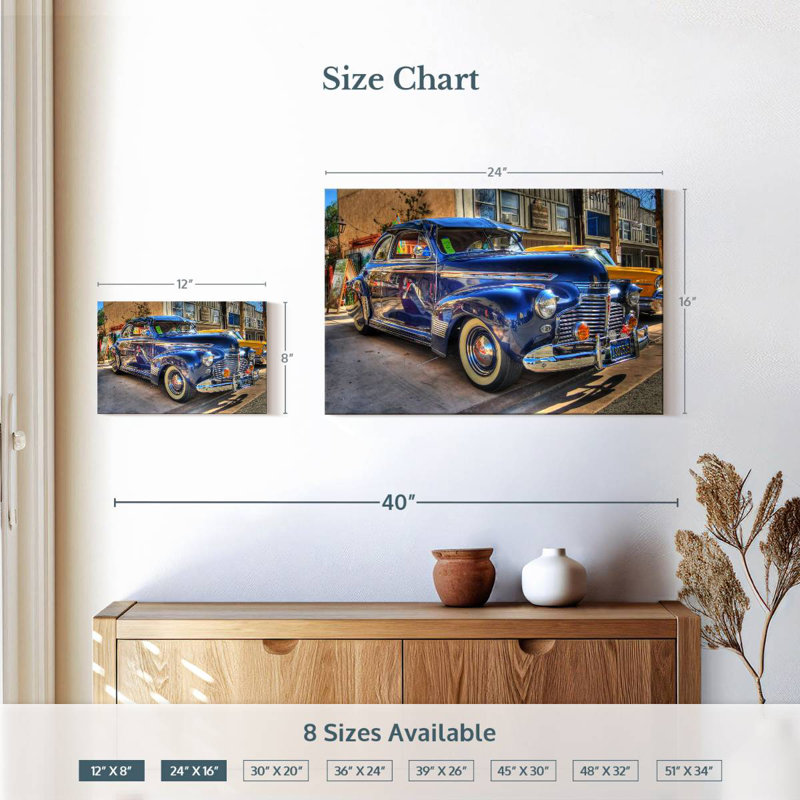 Voiture classique Mehar Sassy, H 16 po x l 24 po