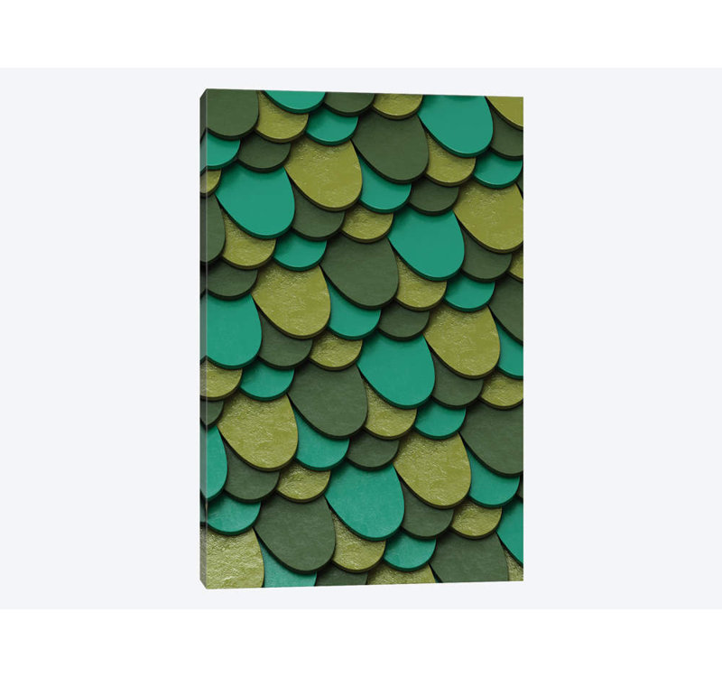 « green balances » par danny fabrice, reproduction d’impression sur toile tendue, H 12 po x l 8 po x P 0,75 po, Toile tendue