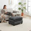 Modern Dark Grey Velvet Modular Sofa Sectional With Double High-Density Foam Cushions And Sturdy Wood Frame | Gift Idea