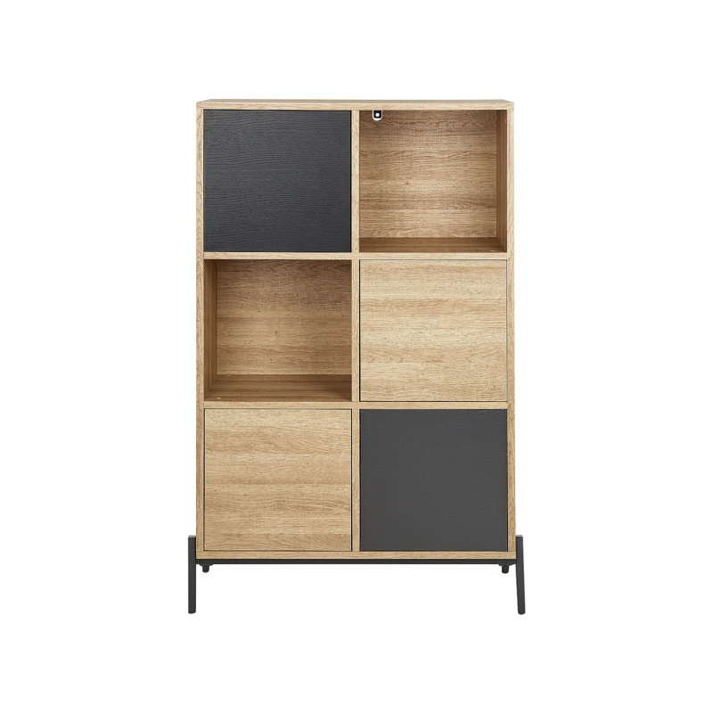 Aharon 135cm H x 81cm W Cube Bookcase