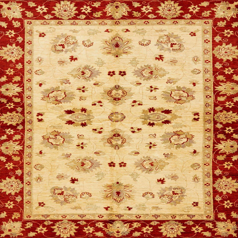 Tapis abstrait moderne 726, Carré 3 pi