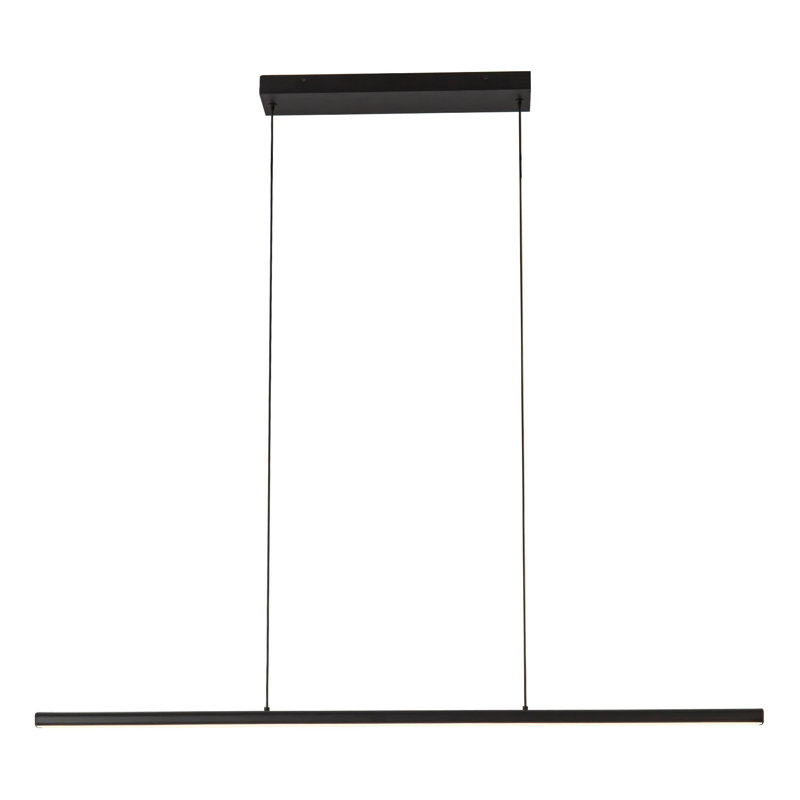 Drift 45-in Black dimmable LED Linear Pendant, Matte Black