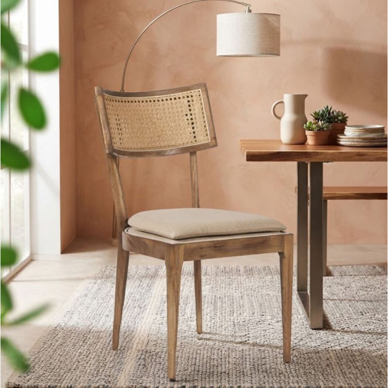 Chaise de salle à manger Ares Cane