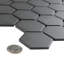 Carreau de mosaïque en porcelaine nid d'abeille 2 po x 2 po Gotham-59355350