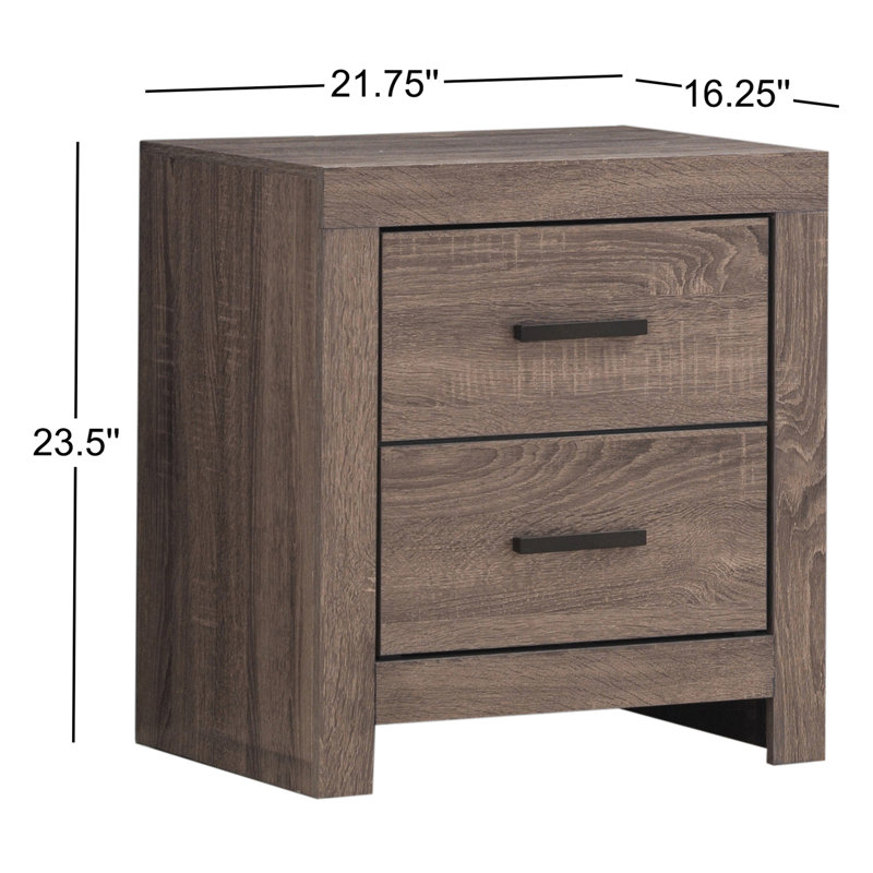 Meunier 21.75'' W Nightstand, Barrel Oak