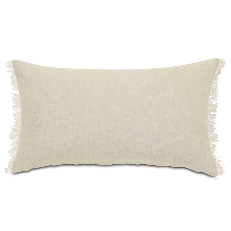 Kimahri Linen Lumbar Pillow Cover & Insert