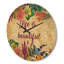 Horloge murale «Life Is Beautiful Butterfly»-63617756