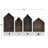 Wooden 1 Shelf White Wall Shelf with Hooks
