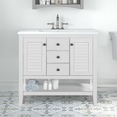 35'' Single Bathroom Vanity Base Only