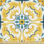 Sabin Swirling Botanical Inspired Motif Fabric