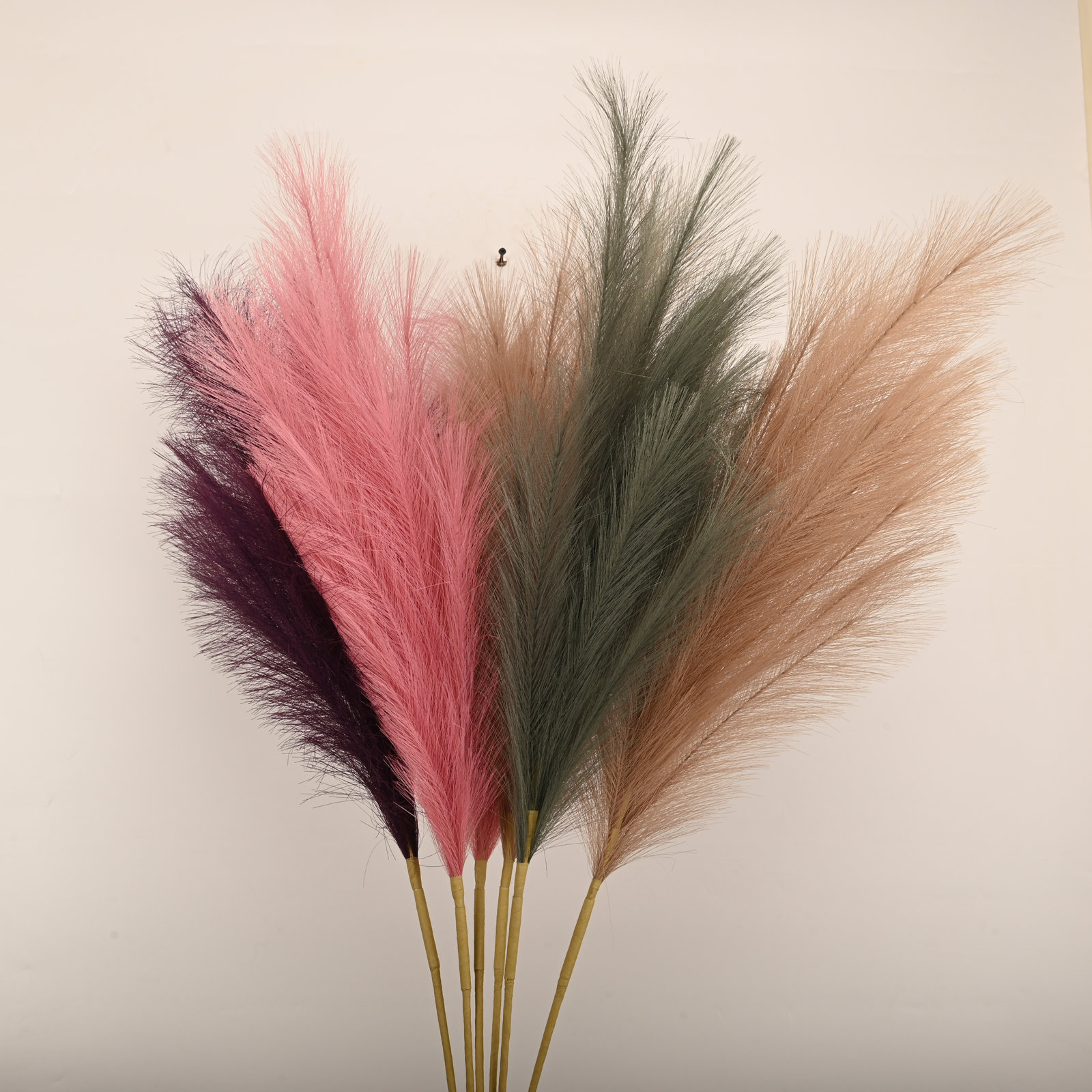 Silk Pampas Grass Arrangement, Multi-color, 43"H x 8"W