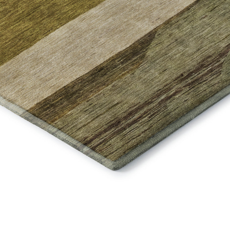 Premium Machine Washable Marasco AMF1624 Stripes Rug, Rectangle 5' x 7'6"