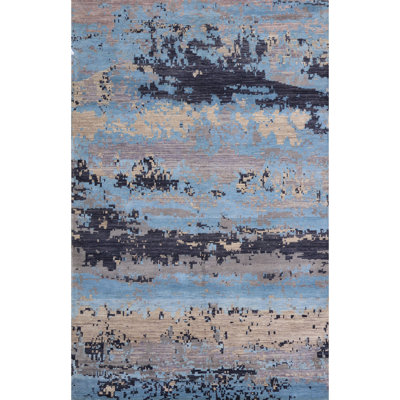 Hand Knotted Wool Area Rug