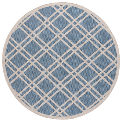 Tapis d'intérieur / extérieur à motif géométrique Hoeke Performance