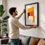 Tilted Geometry Geometric - Framed Print-447079772-447079775