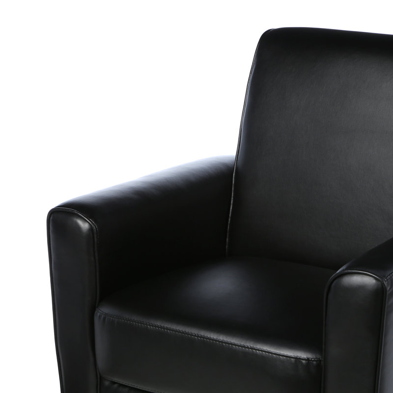 Fauteuil club de 21 po, Noir