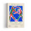 Abstract Dancing Figures Abstract Bold Colourful Wall Art Print-1420612325