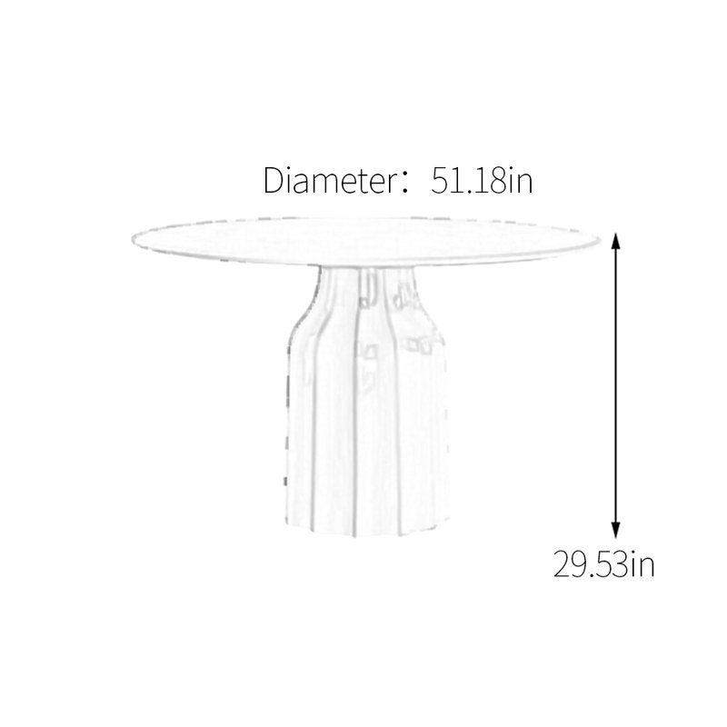 Dandor, 29.53"H x 51.18"L x 51.18"W