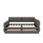 Grand lit plateforme tapissier avec port USB et tiroirs-1885212651