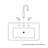 Carlson 2-handle Bathroom Faucet with Drain Assembly-121874094-19139391