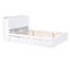 Lit plateforme avec rangement et tablettes gigognes