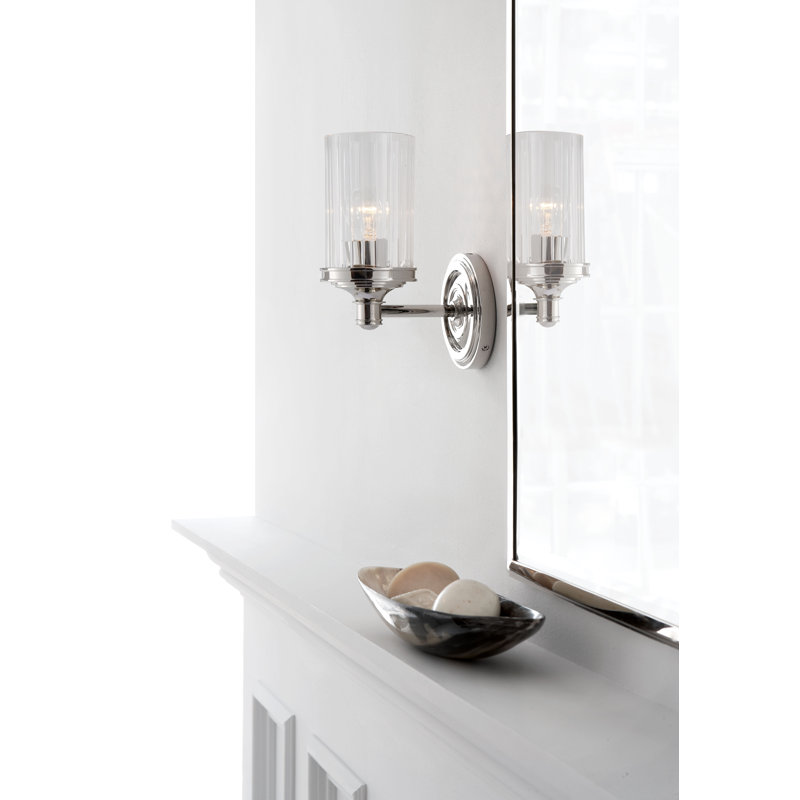 Alexa Hampton Ava Single Sconce, Polished Nickel